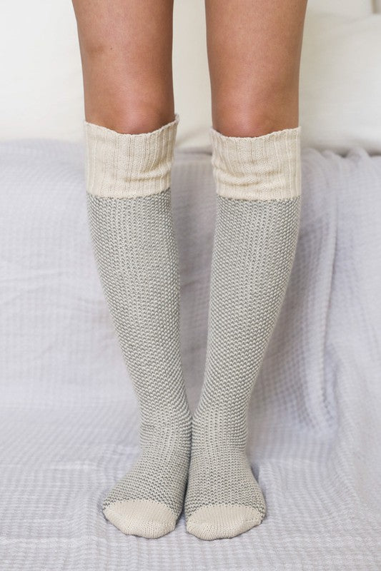 Azalea Knitted Lounge Socks | Multiple Colors