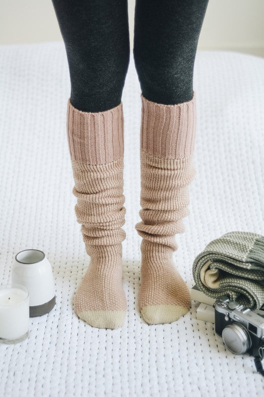 Azalea Knitted Lounge Socks | Multiple Colors