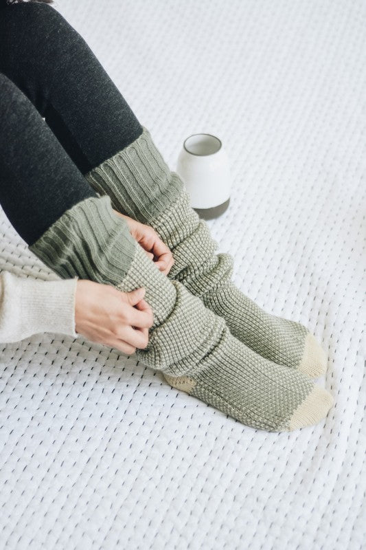 Azalea Knitted Lounge Socks | Multiple Colors