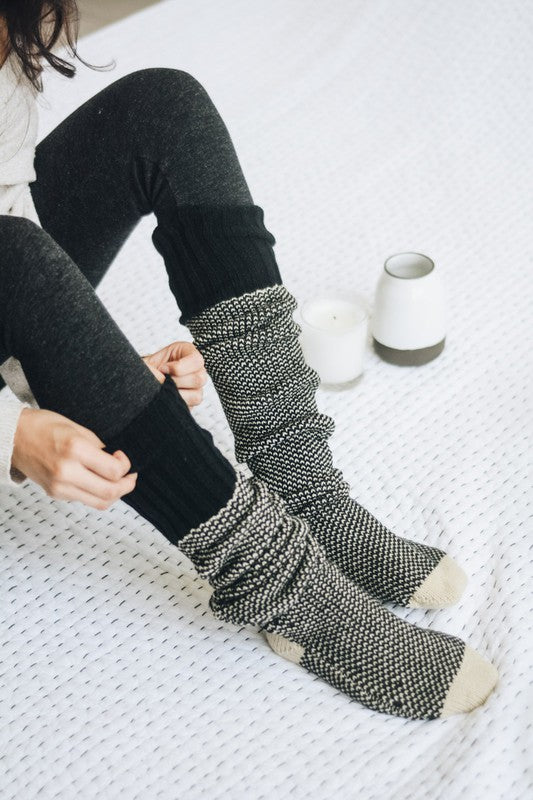 Azalea Knitted Lounge Socks | Multiple Colors