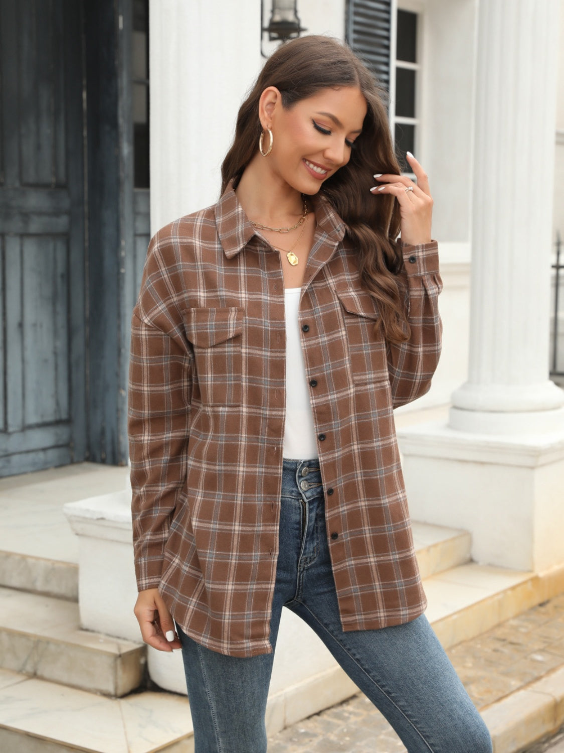 Catalina Plaid Pocketed Top | Multiple Colors