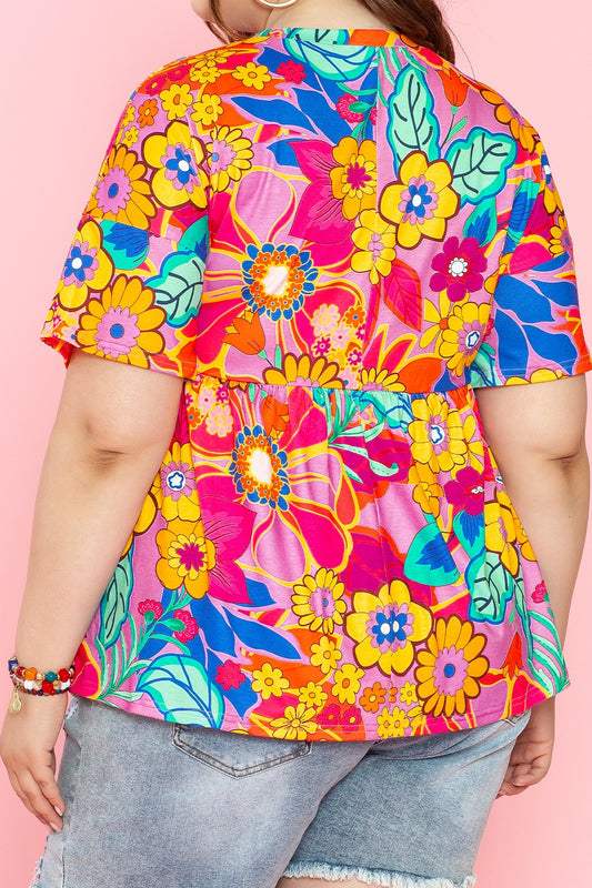 Jayla Floral Top | Curvy