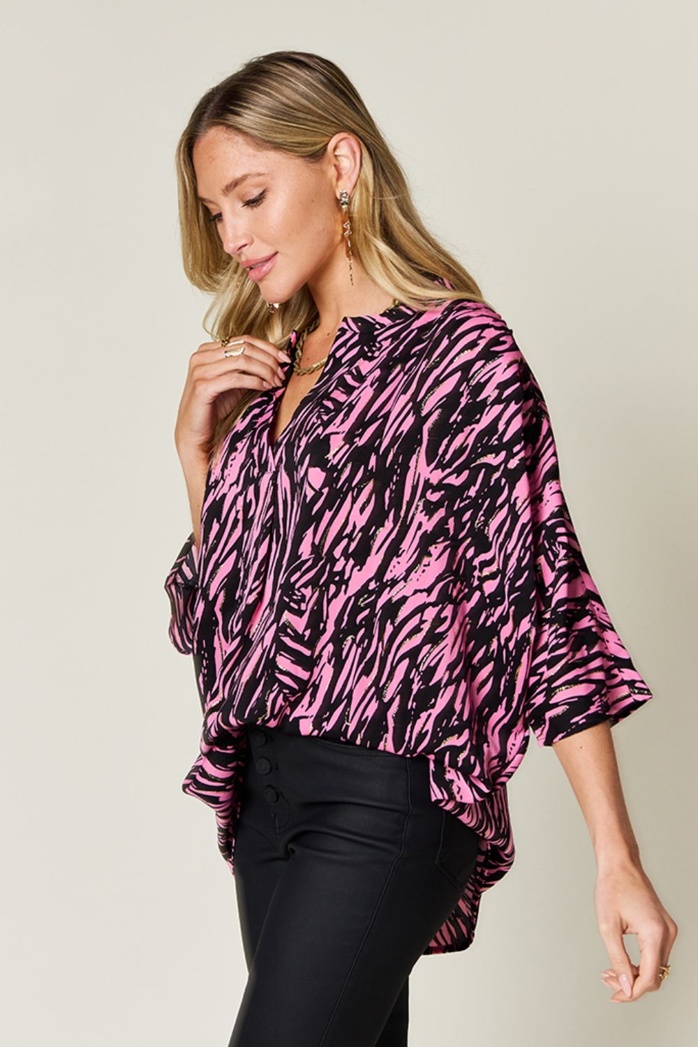 Kassidy Three-Quarter Sleeve Blouse