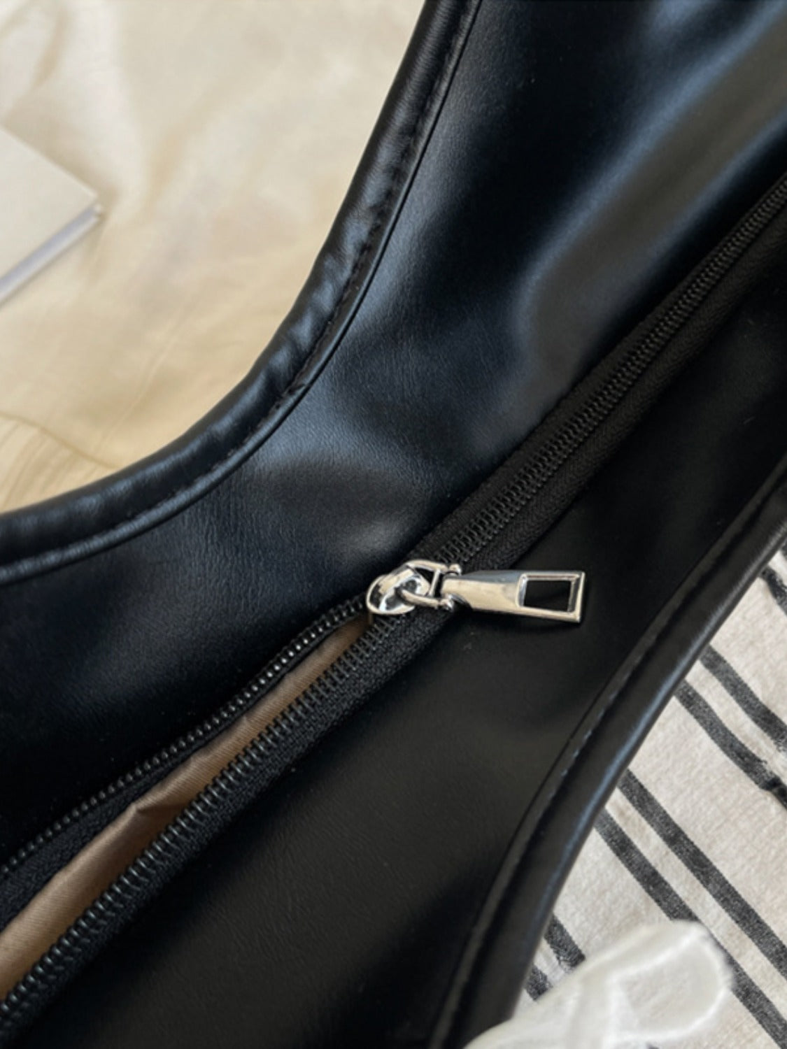 Pippa Striped Canvas Tote Bag