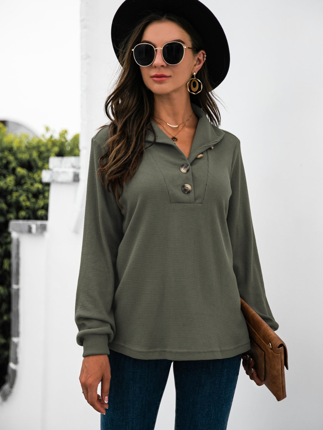 Nyra Long Sleeve Top | Multiple Colors