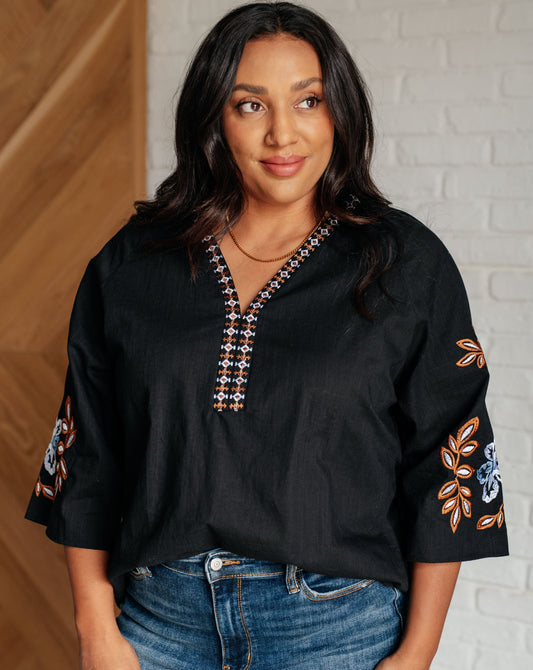 All In Me Embroidered Blouse
