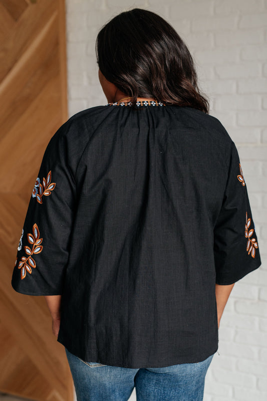 All In Me Embroidered Blouse
