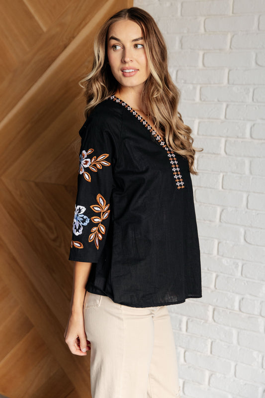 All In Me Embroidered Blouse