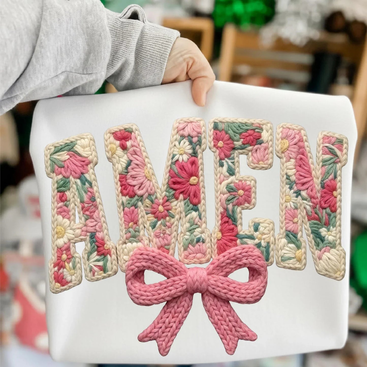 Amen in Stitches Graphic Tee or Sweatshirt