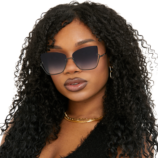 Vixen Sunglasses | Black on Black