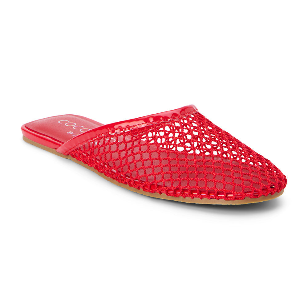 Brooklyn Flat Mules | Red
