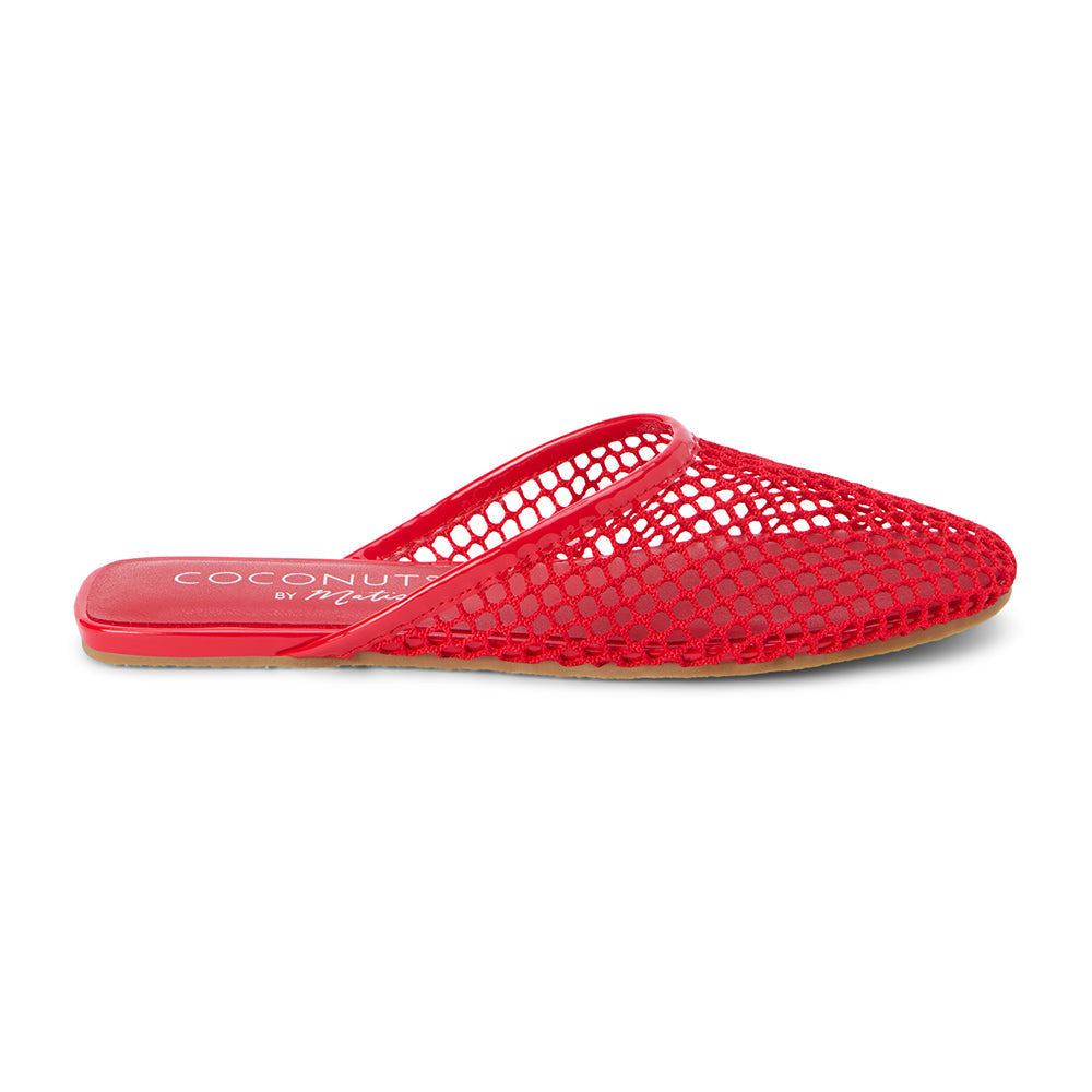 Brooklyn Flat Mules | Red