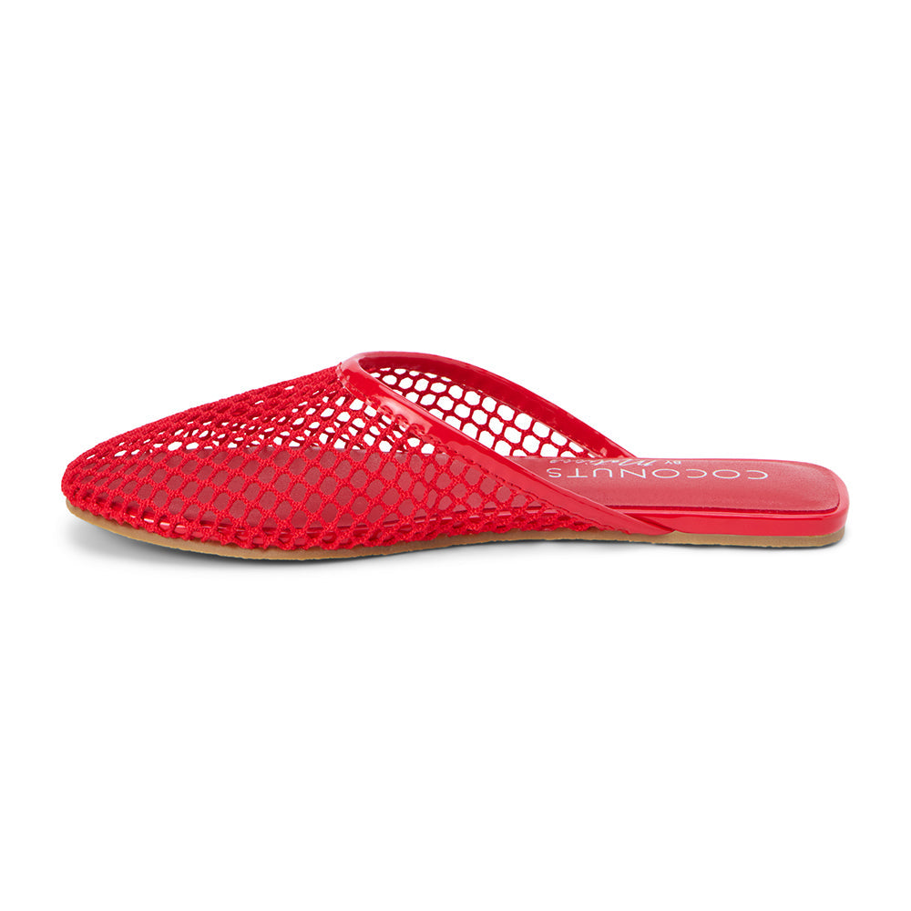 Brooklyn Flat Mules | Red