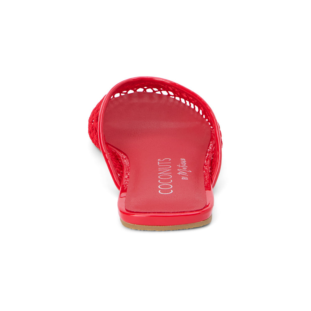 Brooklyn Flat Mules | Red