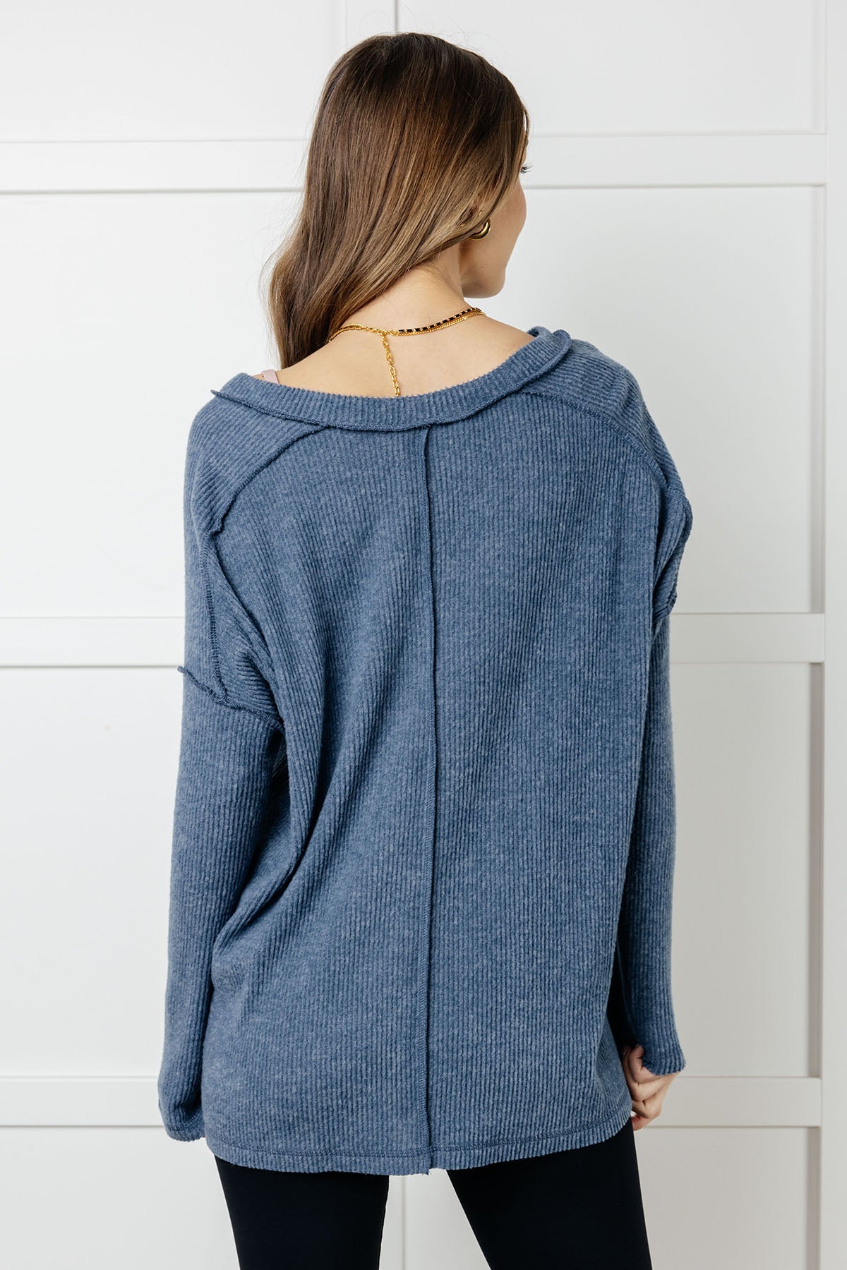 Basically Freezing Top | Dusty Blue