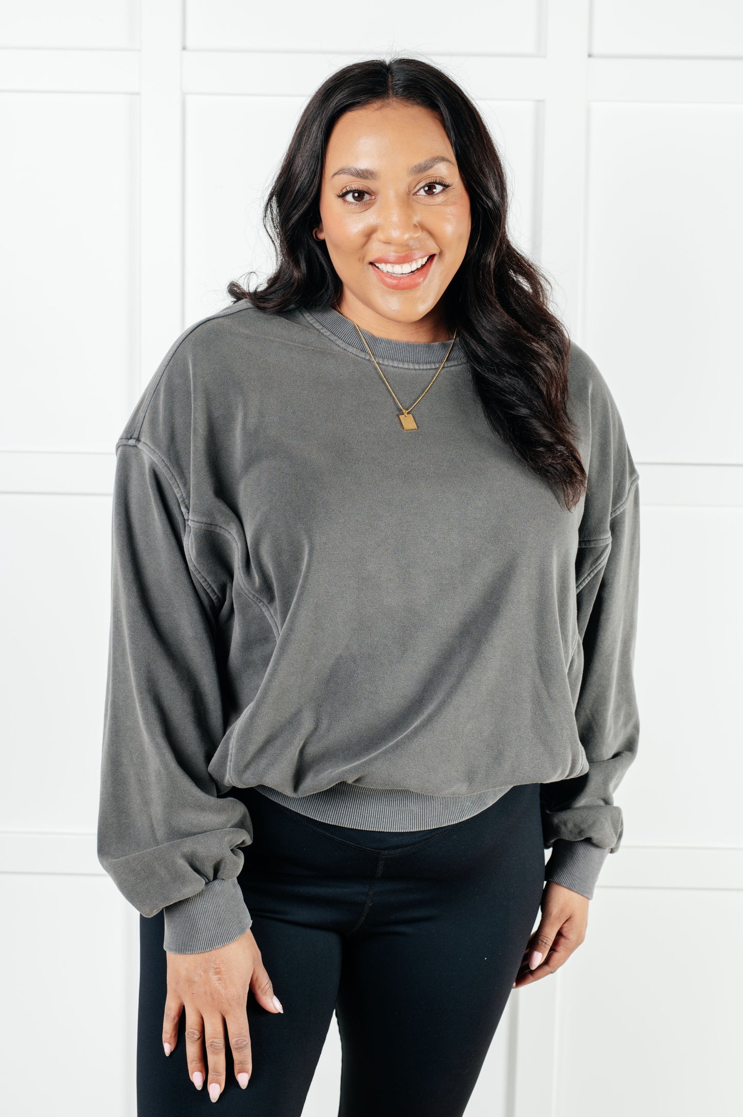 Beyond the Basics Pullover | Ash Black