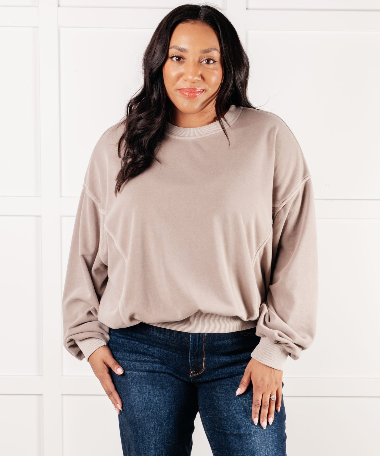 Beyond the Basics Pullover | Ash Mocha