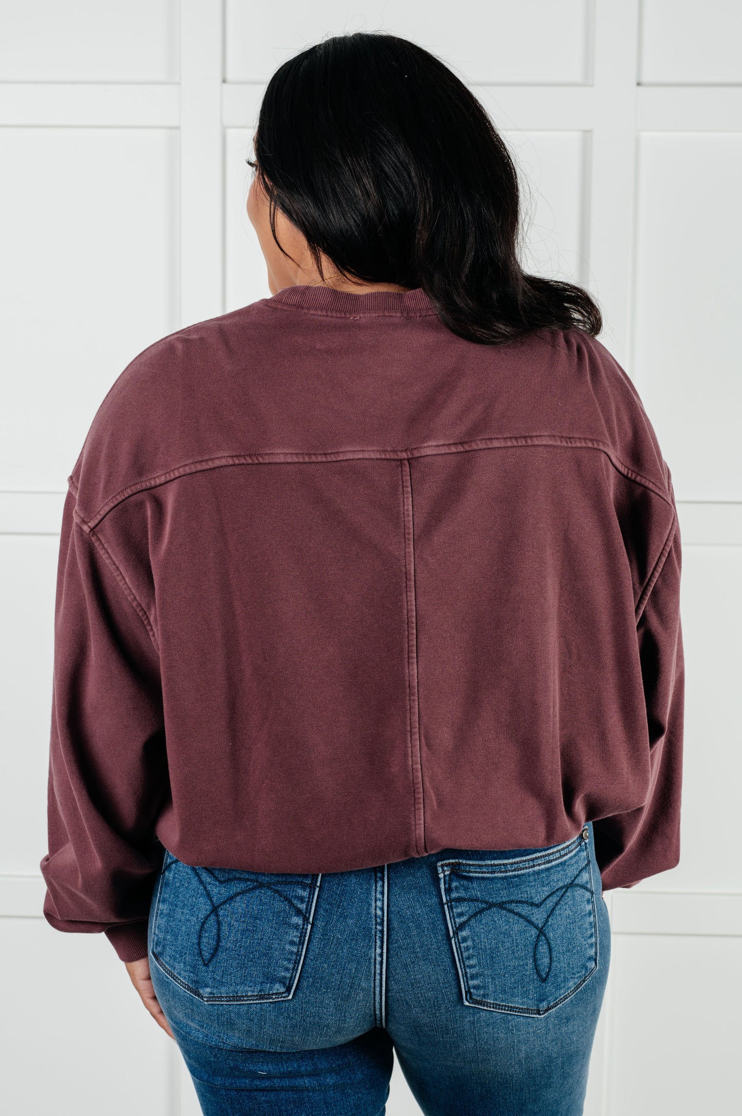 Beyond the Basics Pullover | Eggplant