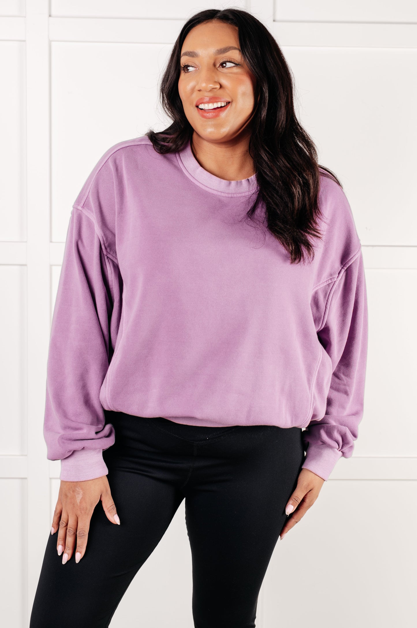 Beyond the Basics Pullover | Violet