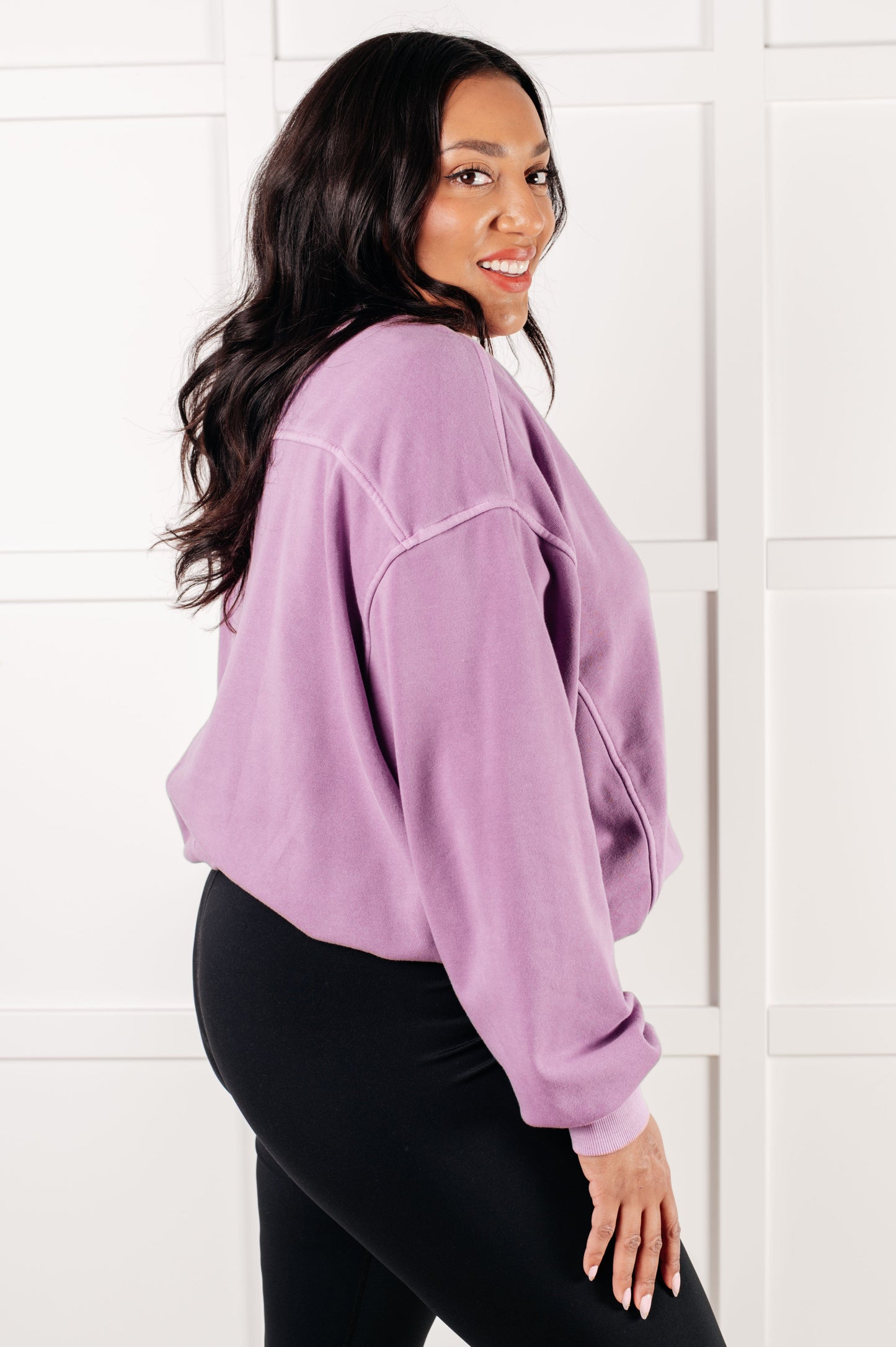 Beyond the Basics Pullover | Violet