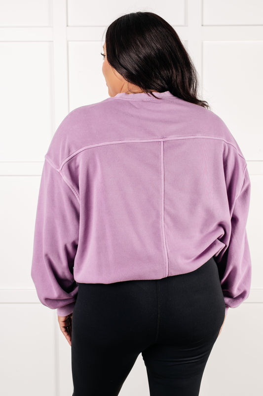 Beyond the Basics Pullover | Violet