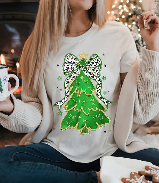 Bow-tiful Christmas Tree Graphic Tee or Sweatshirt