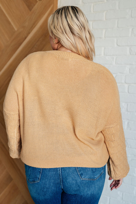 Bubbly Personality Sweater | Wheat