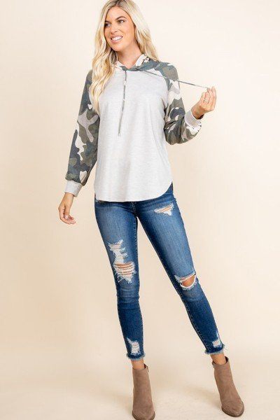 Gabriella Camo French Terry Hoodie