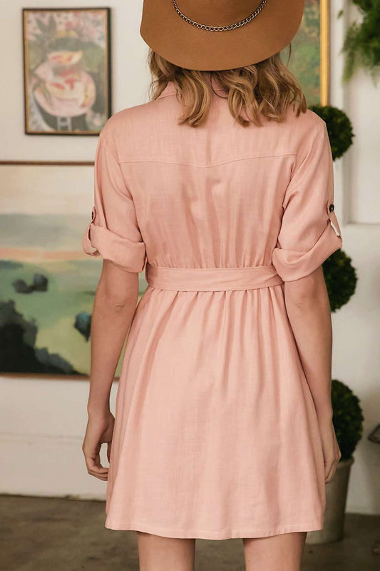 Audrey Belted Dress