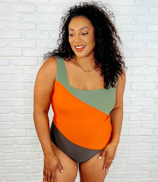 Cape Town Striped Swimsuit