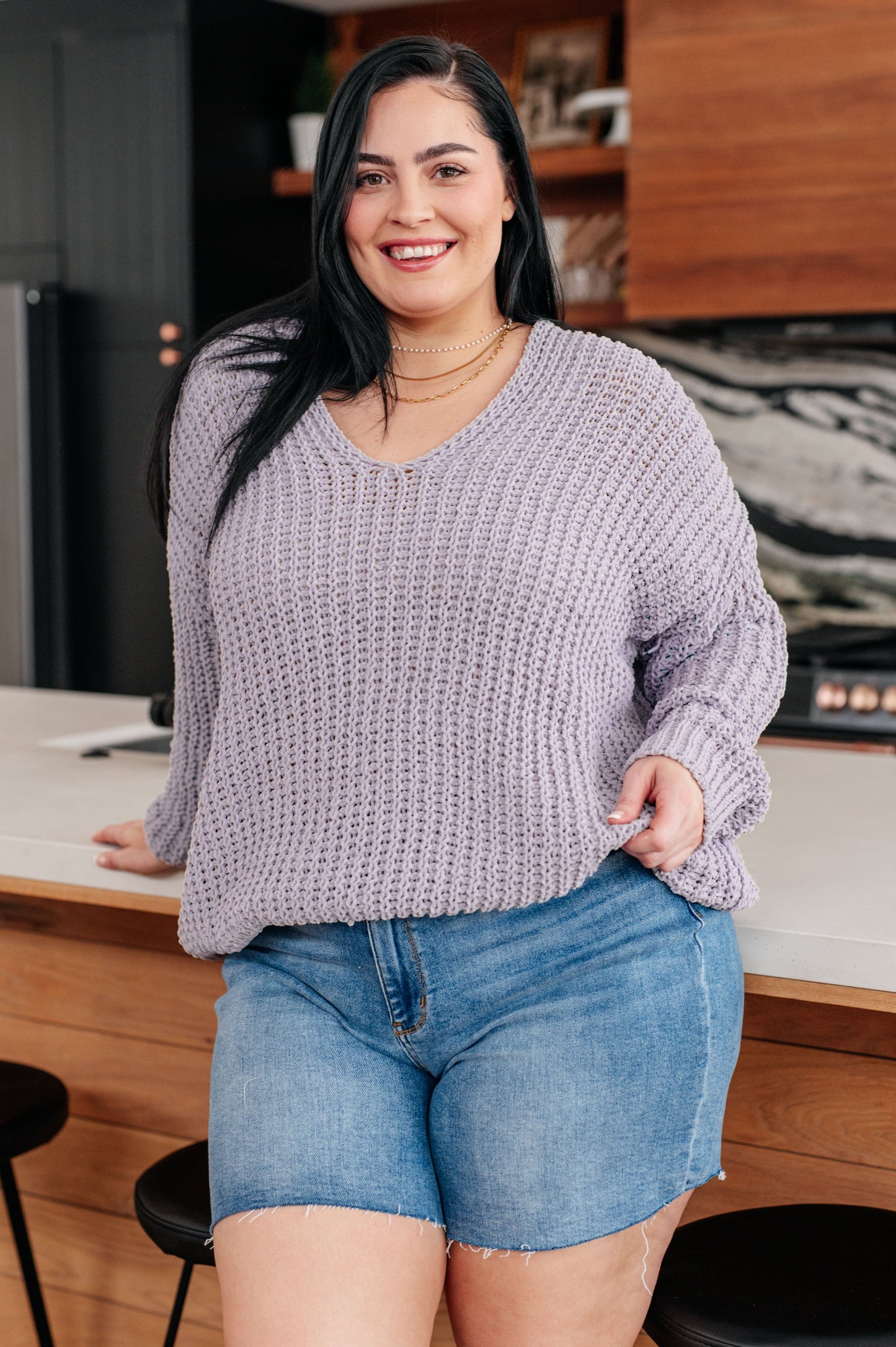Captured My Interest Chunky Sweater