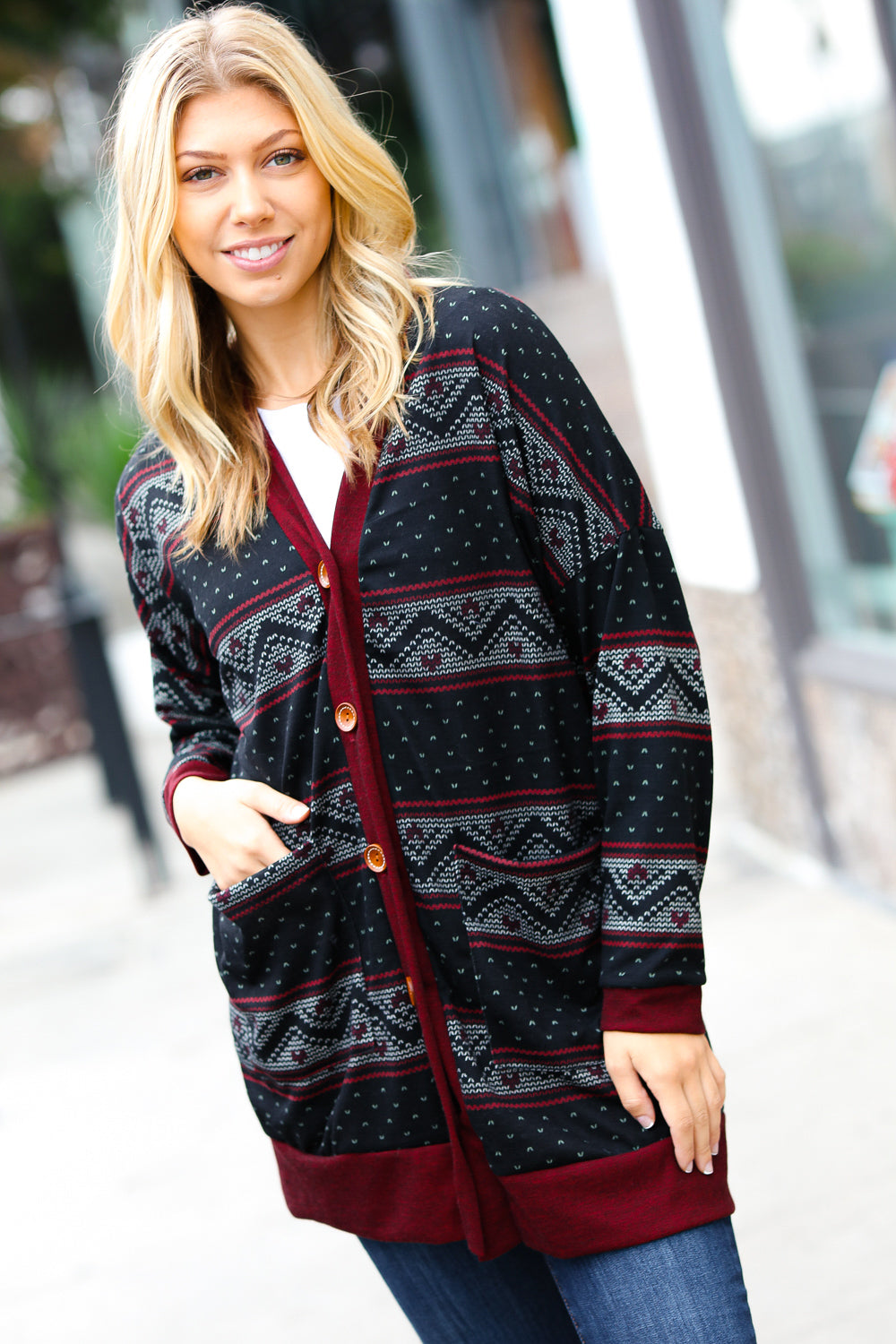 Classic Holiday Cardigan