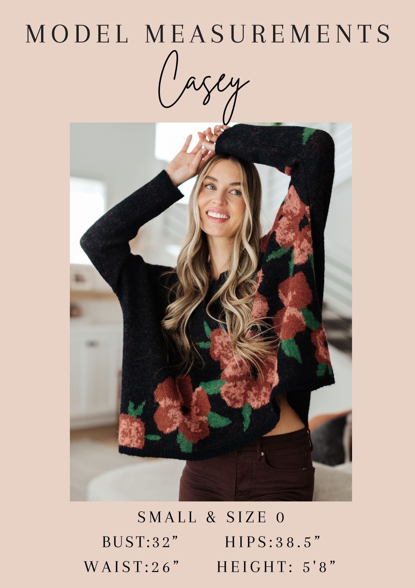 Lizzy Top | Royal & Blush Floral