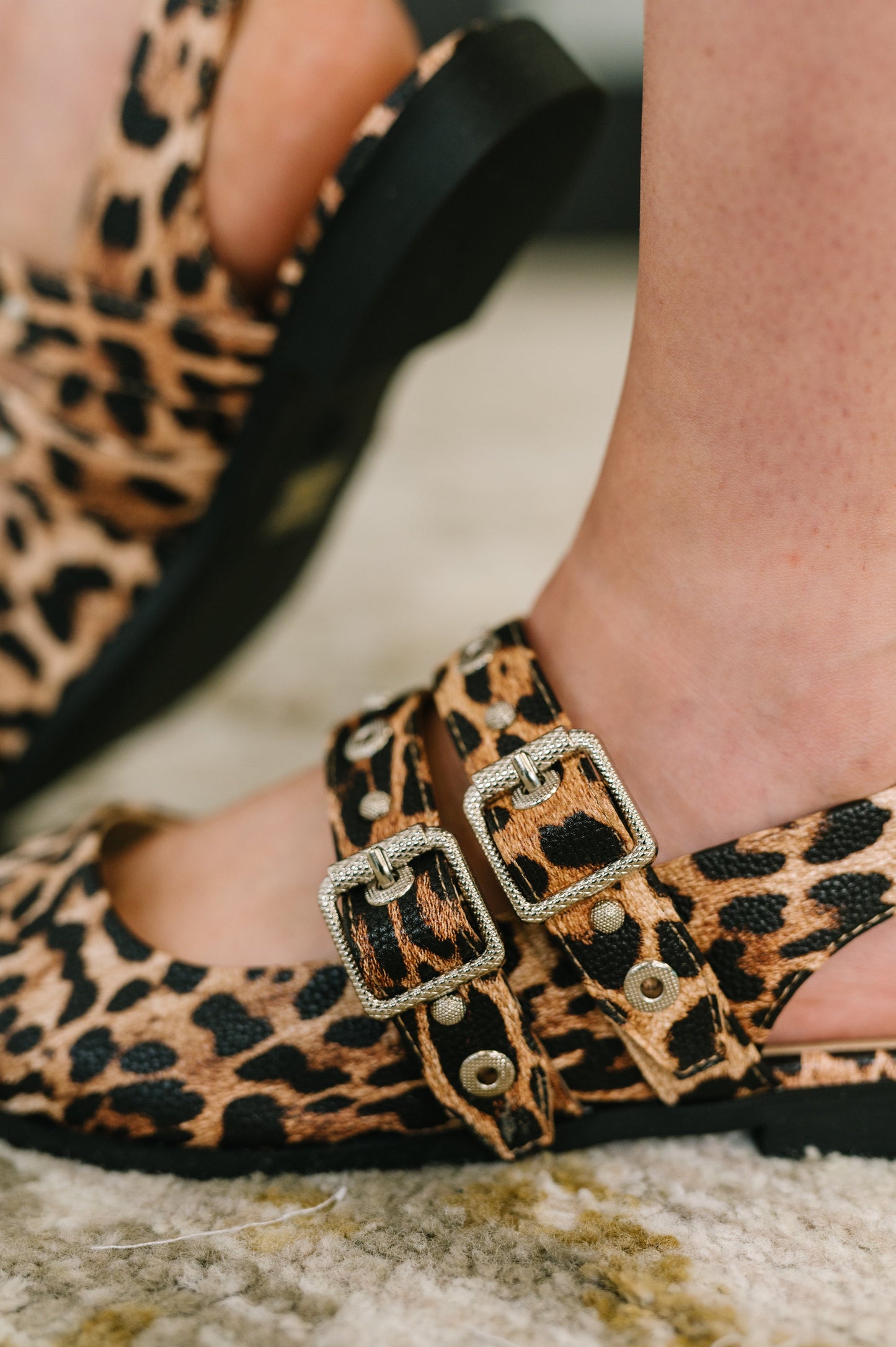 Catwalk Buckle Flats