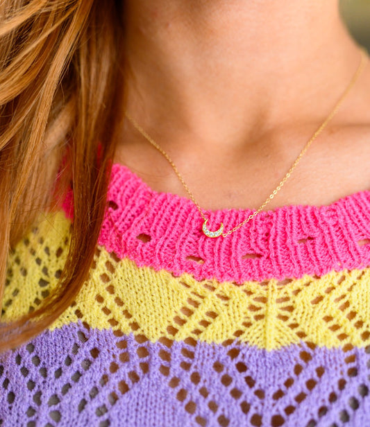 Over the Moon Necklace