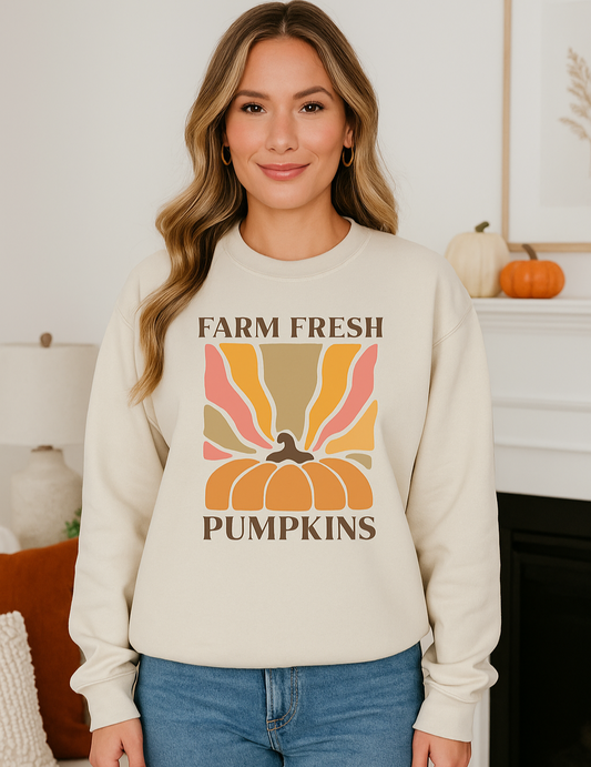 Farm Fresh Pumpkins Sweatshirt