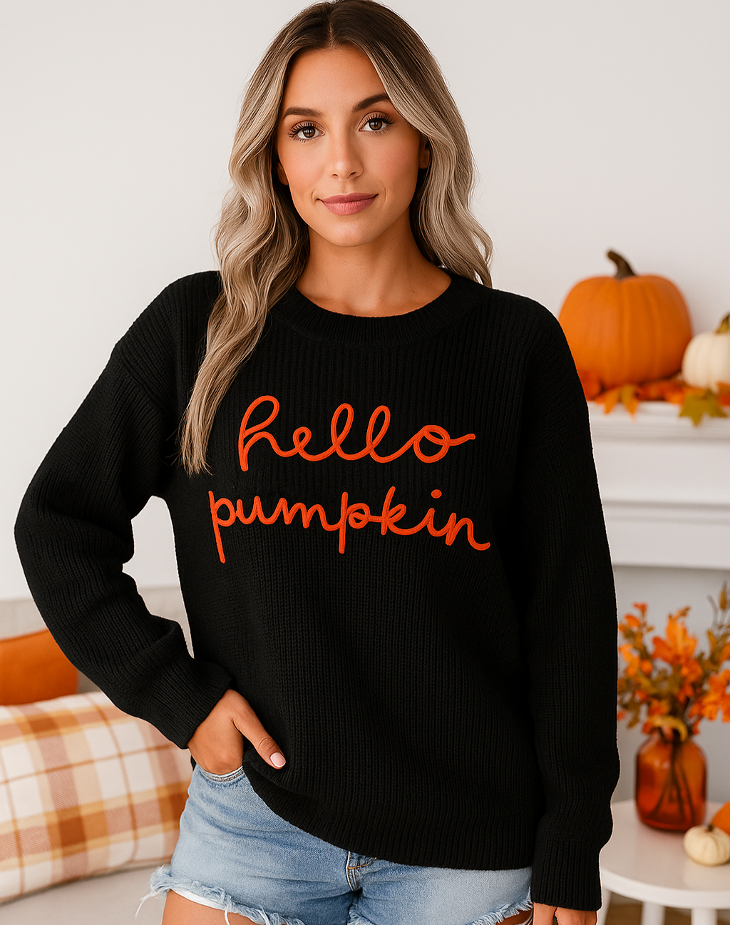 Hello Pumpkin Sweater