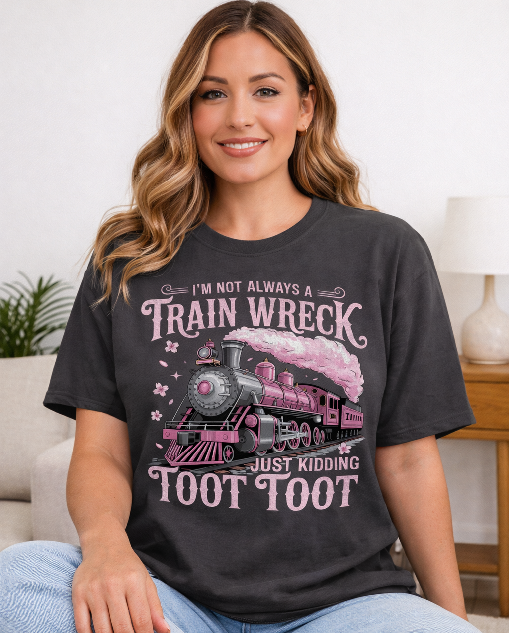 Train Wreck Graphic Tee