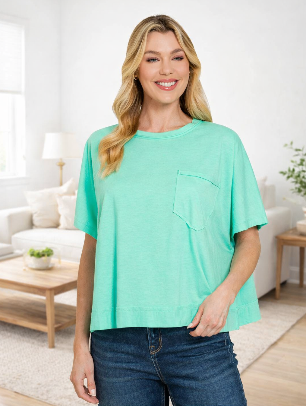 Ivey Exposed Boxy Top