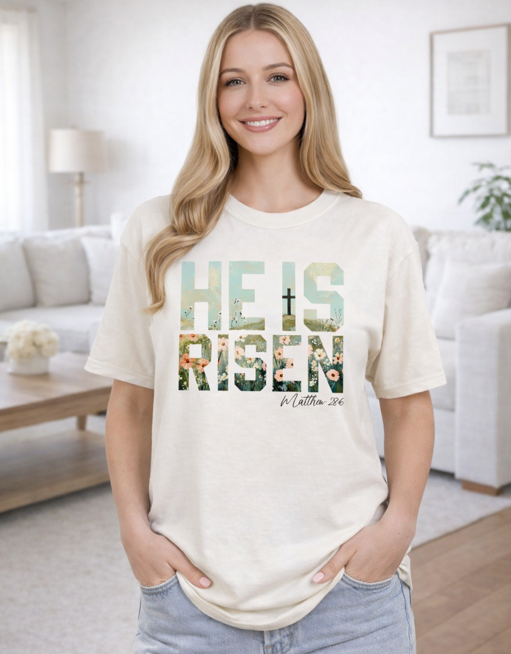 He Is Risen Graphic Tee