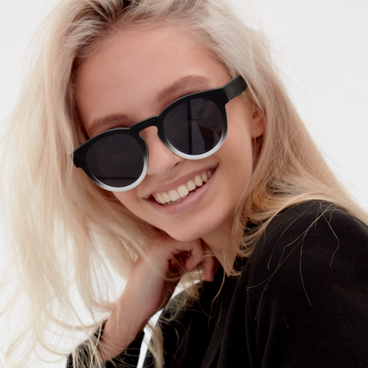 Chelsea Sunglasses | Black & White