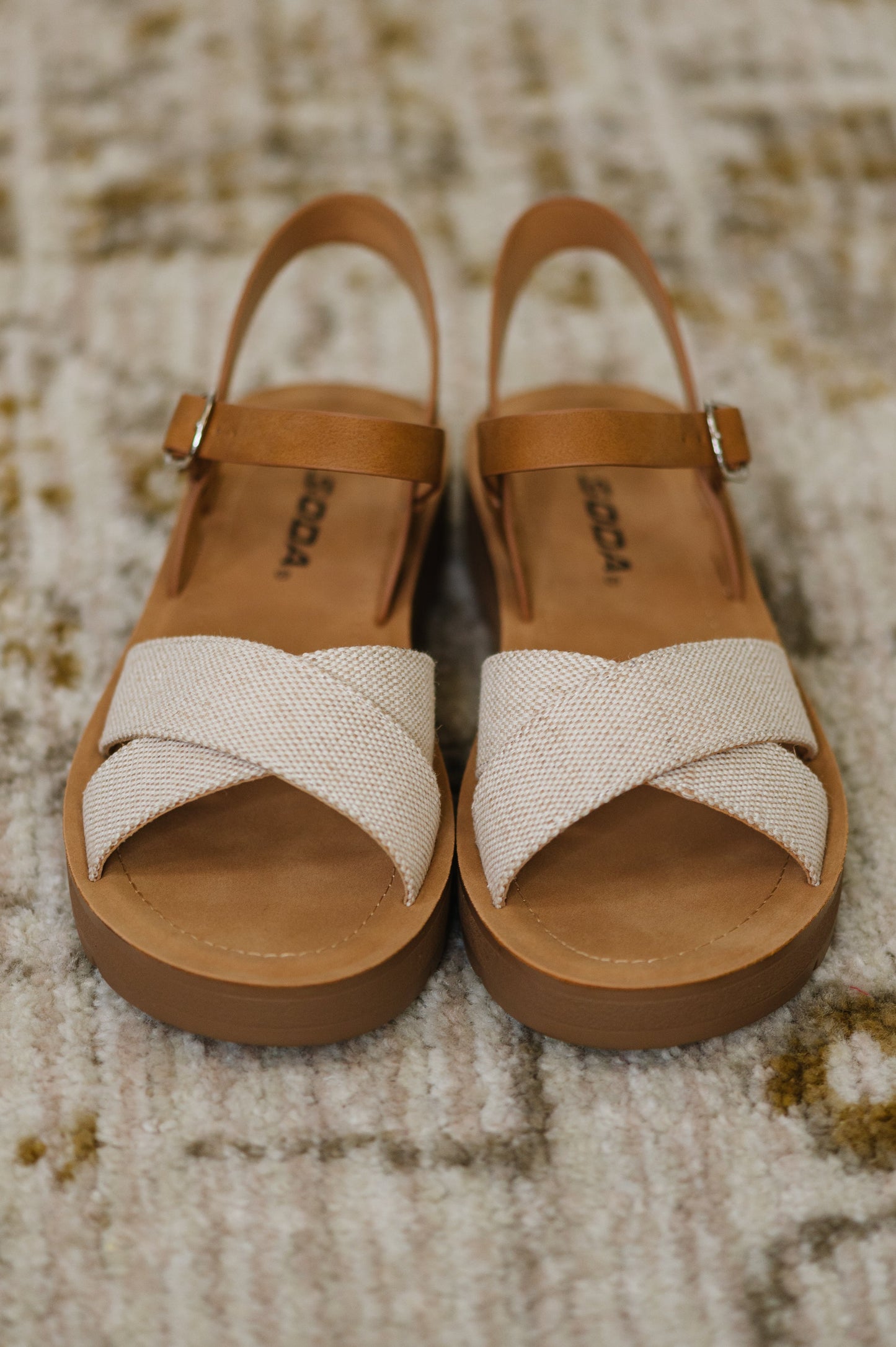 Chester Platform Sandals | Cream
