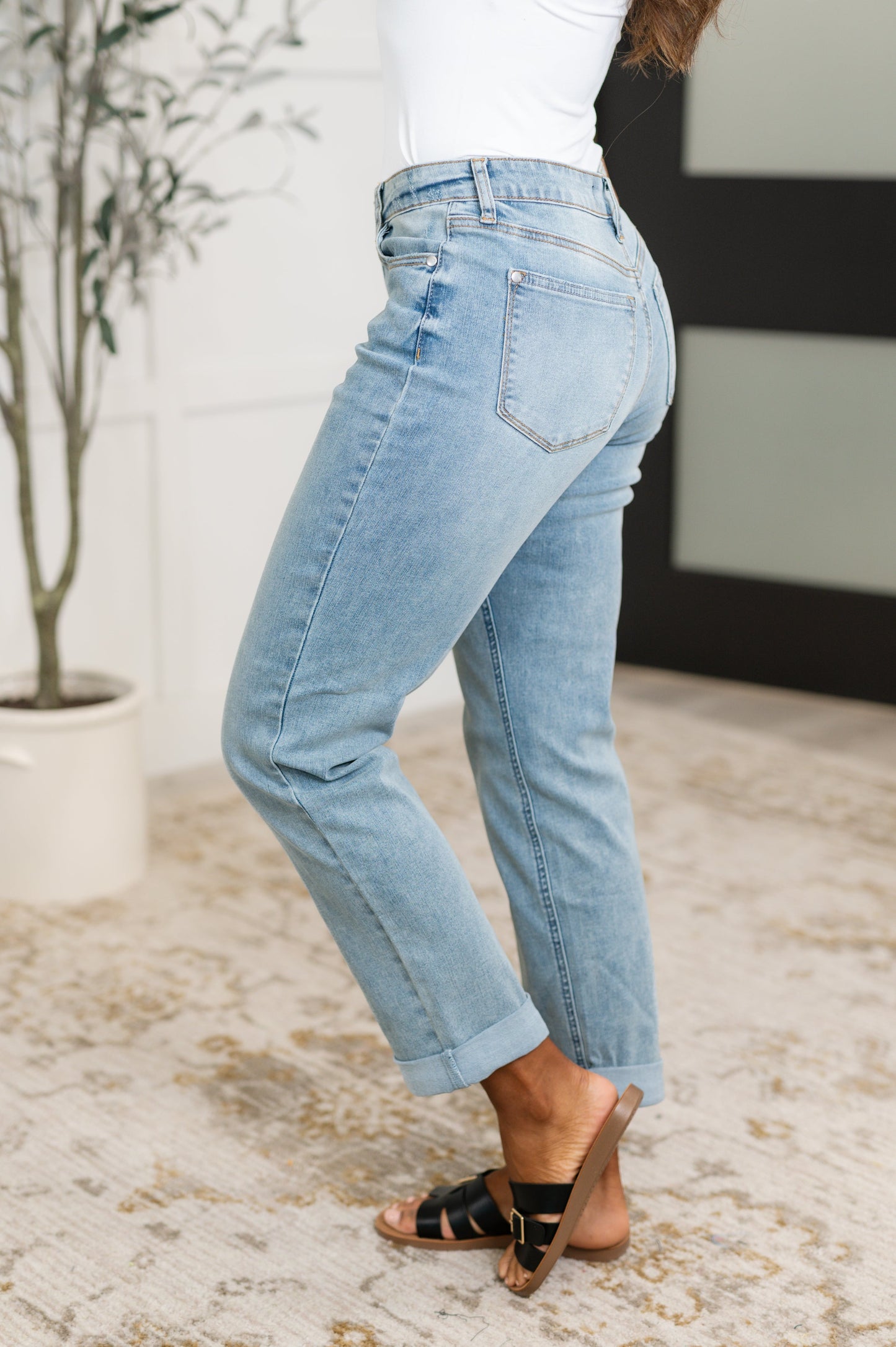 Cheyenne Cool Denim Boyfriend Jeans | Judy Blue