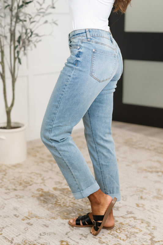 Cheyenne Cool Denim Boyfriend Jeans | Judy Blue