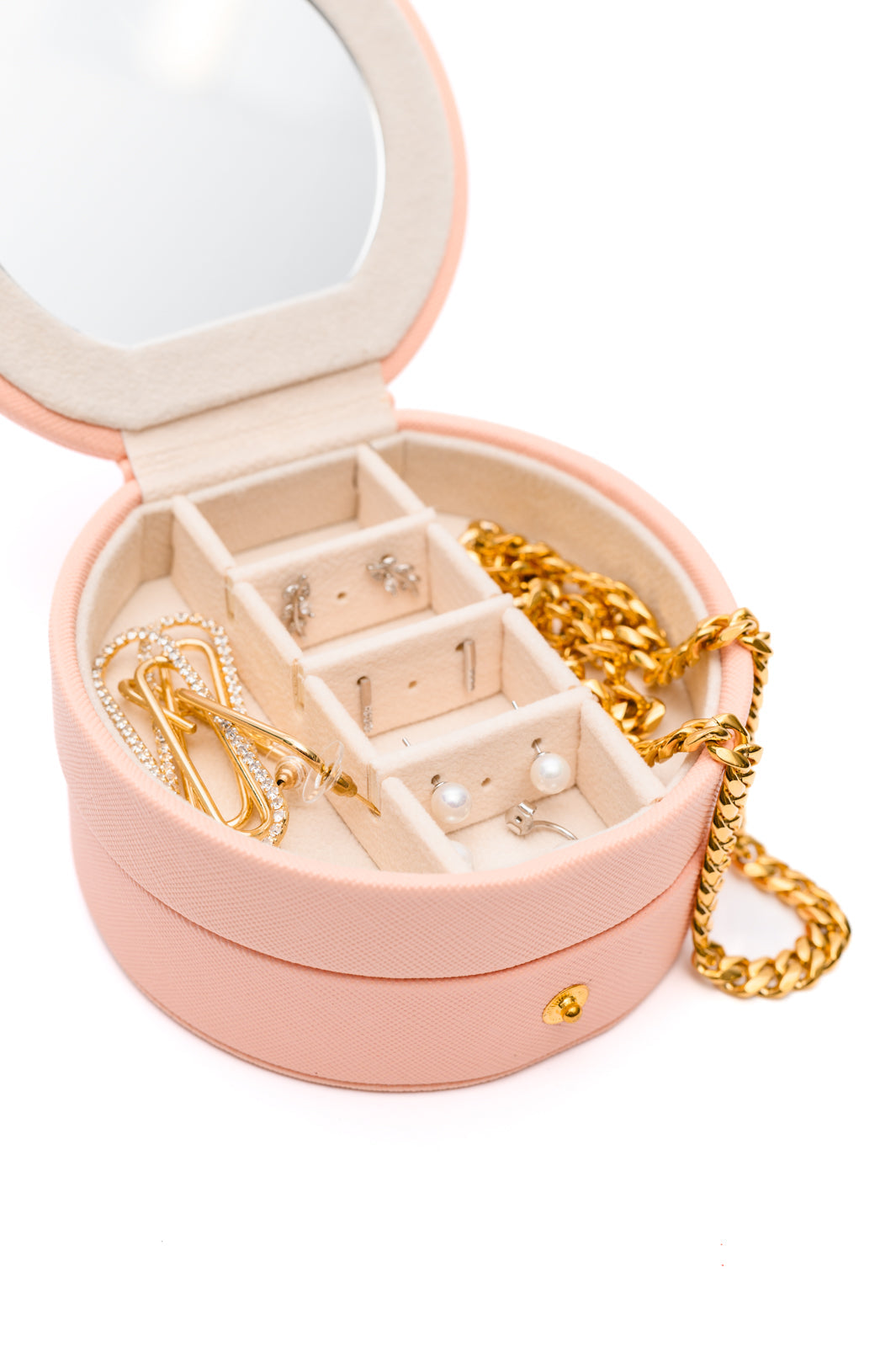 Travel Jewelry Case | Pink