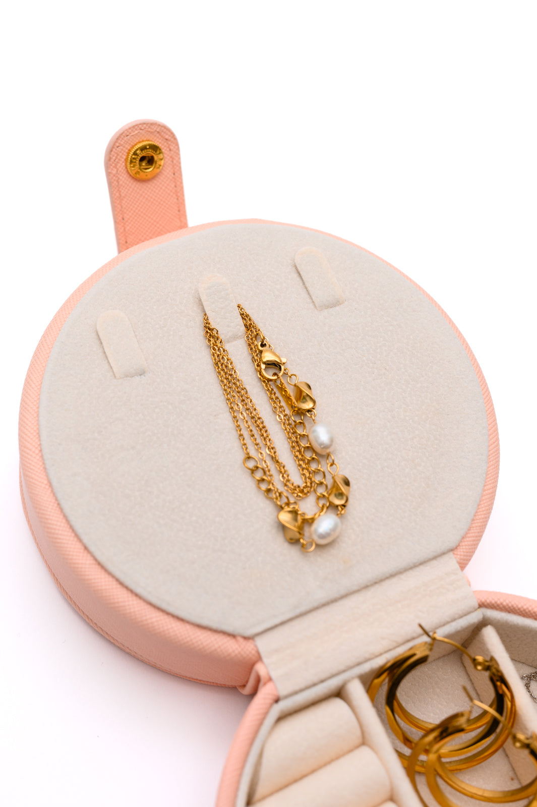 Travel Jewelry Case | Pink