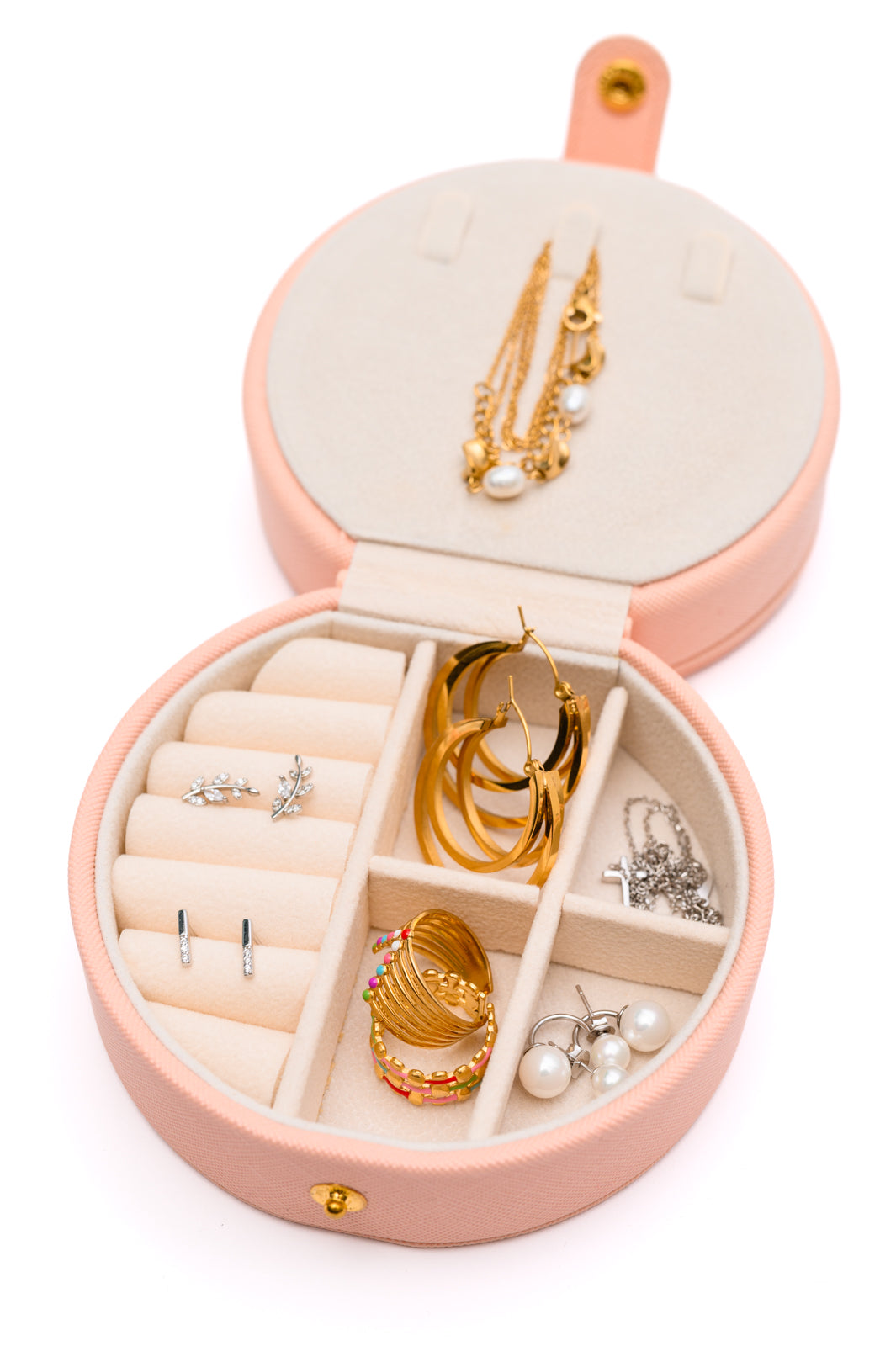 Travel Jewelry Case | Pink