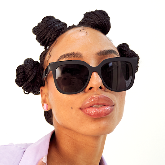 Coco Sunglasses | Black on Black