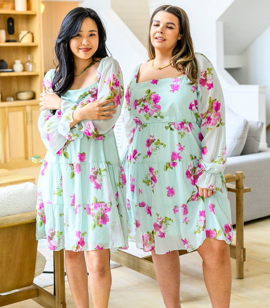 Delightfully Yours Floral Dress