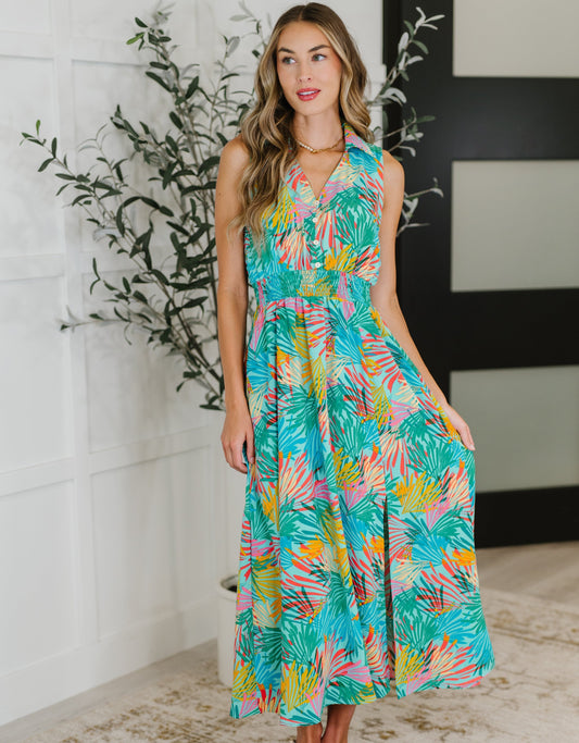 Don't Be Shy Babe Sleeveless Dress | Mint